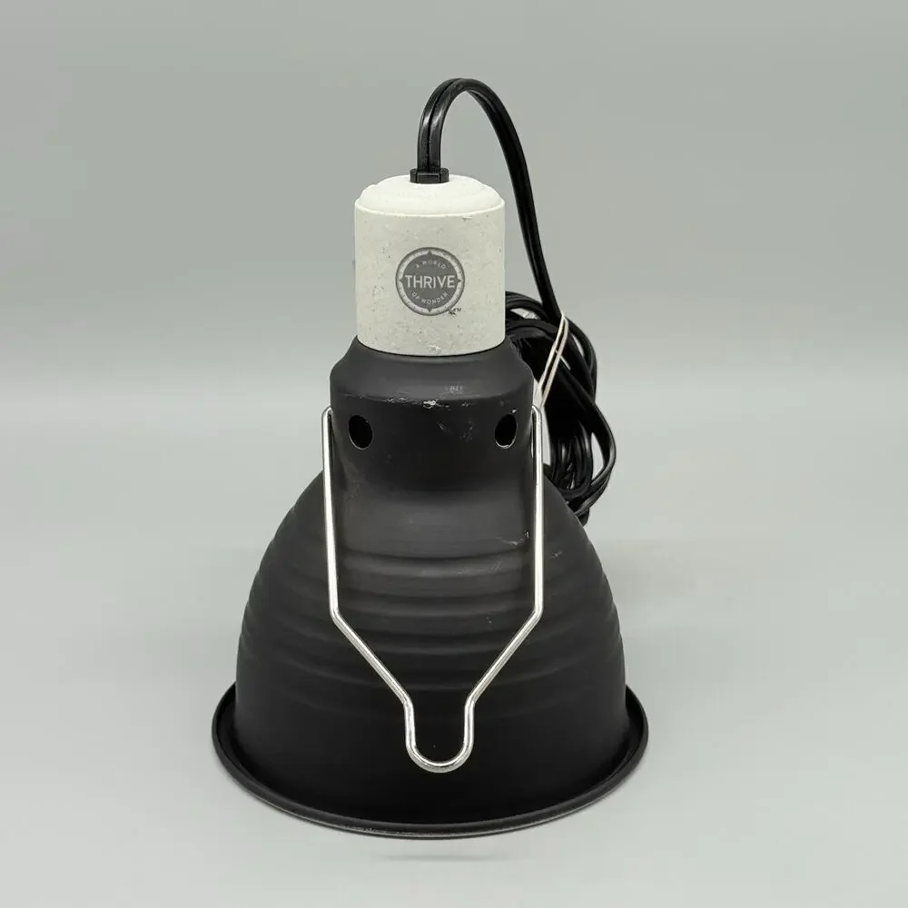 Reptile Light Fixture 5.5'' Standard Dome + Working Ceramic Heat Bulb Tested